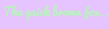 Image with Font Color B1FAB1 and Background Color E5C4FF